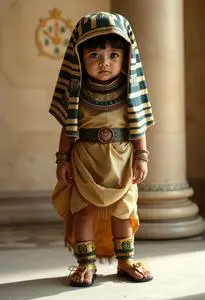 Childrens Egyptian Costume face swap