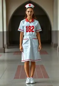 Blink 182 Nurse Costume face swap