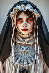Crypt Bride Costume face swap