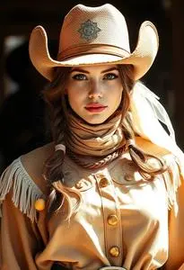 Cowwoman Costume Adult face swap