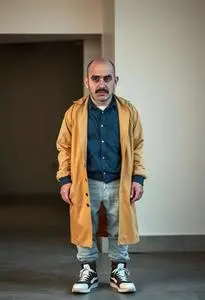 Funny Bald Male Costume face swap