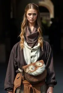 Hermiones Mokeskin Pouch Costume Bag face swap