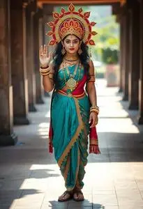 Kali Mata Costume face swap