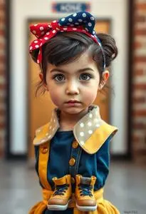 Kid Rosie Riveter Costume