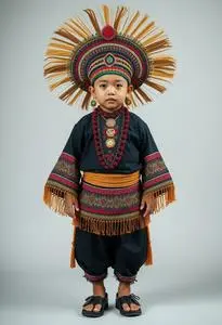 Philippine National Costume Baro Saya face swap