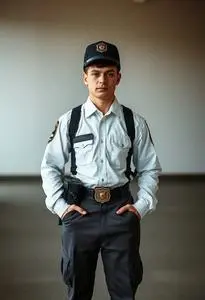 Parole Officer Costume face swap