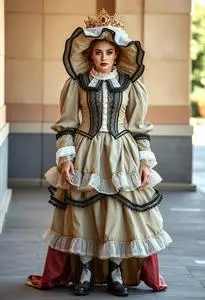 Queen Lillian Costume face swap