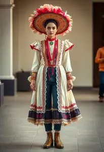 Rosa Loteria Costume face swap