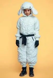 Suzy Sheep Costume face swap