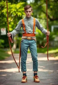 Tight Rope Costume face swap