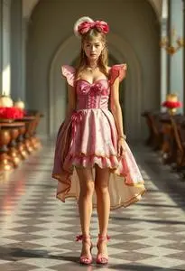 Alice Don Worry Darling Costume face swap