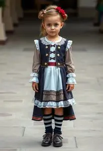 Alices Bakery Toddler Rosa Classic Costume face swap