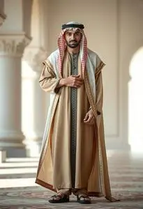 Arabic Jubba Style Costume face swap