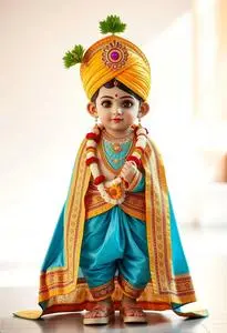 Baby Krishna Male Jayanthi Costume face swap