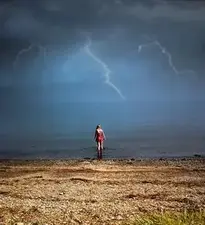 Storm In Norway North Lightning phone wallpaper