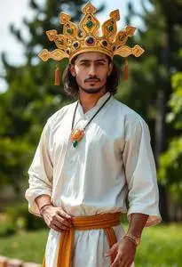 Poseidon Crown Costume face swap