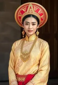 Cambodia Costume Female face swap