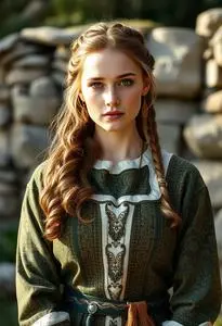 Celtic Costume Woman face swap