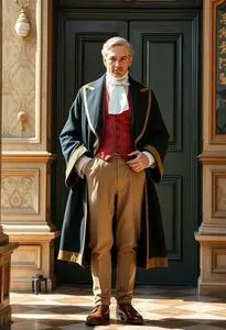 English Barrister Costume face swap