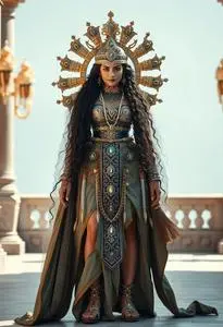 Hel Goddess Costume face swap