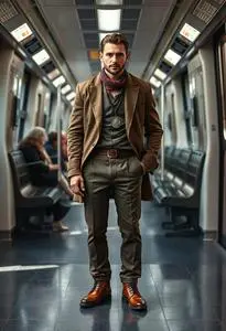 Metro Man Costume face swap