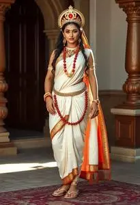 Parvati Mata Costume face swap