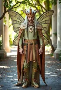 Oberon King Fairies Costume face swap
