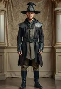 Modern Warlock Man Costume face swap
