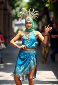 Zumba Costume face swap