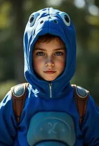 Blue Rio Costume face swap