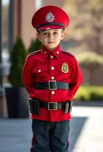 RCMP Child Canadian Mountie Costume face swap