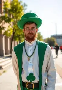 Saint Patrick Costume face swap