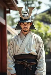 Samurai Costume Man face swap