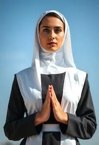 Say Your Prayers Woman Nun Costume face swap