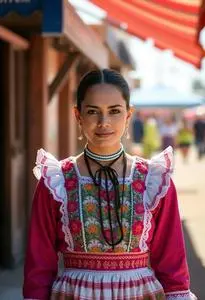 Rosa Loteria Costume face swap