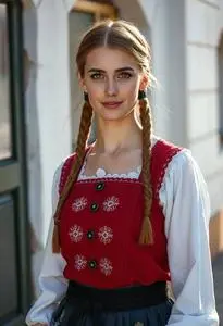 Slovenian Folk Costume face swap