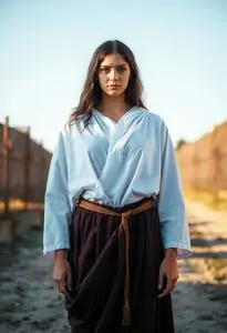 Woman Jesus Costume face swap