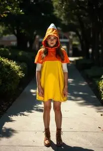 Pastease Candy Corn Costume Pasties face swap