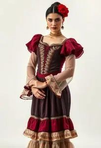 Maria Clara Dance Costume face swap