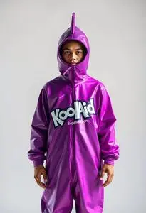 Purple Kool Aid Costume face swap