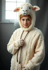 Suzy Sheep Costume face swap