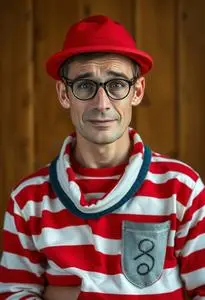 Wheres Waldo Costume face swap