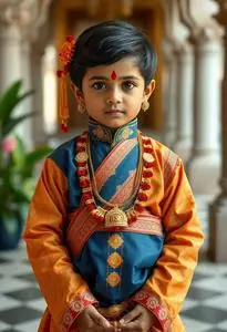 Child Sreekrishnan Costume face swap