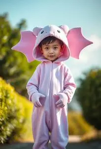 Pokmon Mewtwo Kid Kigurumi Costume face swap
