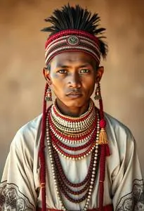 Kalinga Traditional Costume face swap