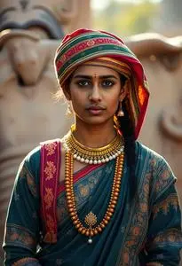 Rajasthani Dress Costume face swap