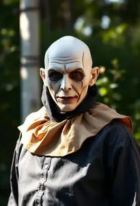 Halloween Costume Bald Guy face swap