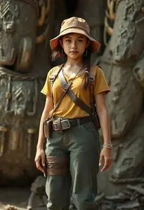 Dora Explorer Woman Costume face swap