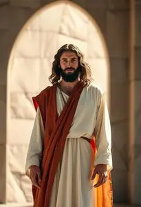 Adult Jesus Costume face swap