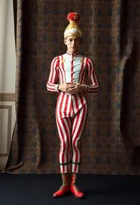 Circus Acrobat Costume face swap